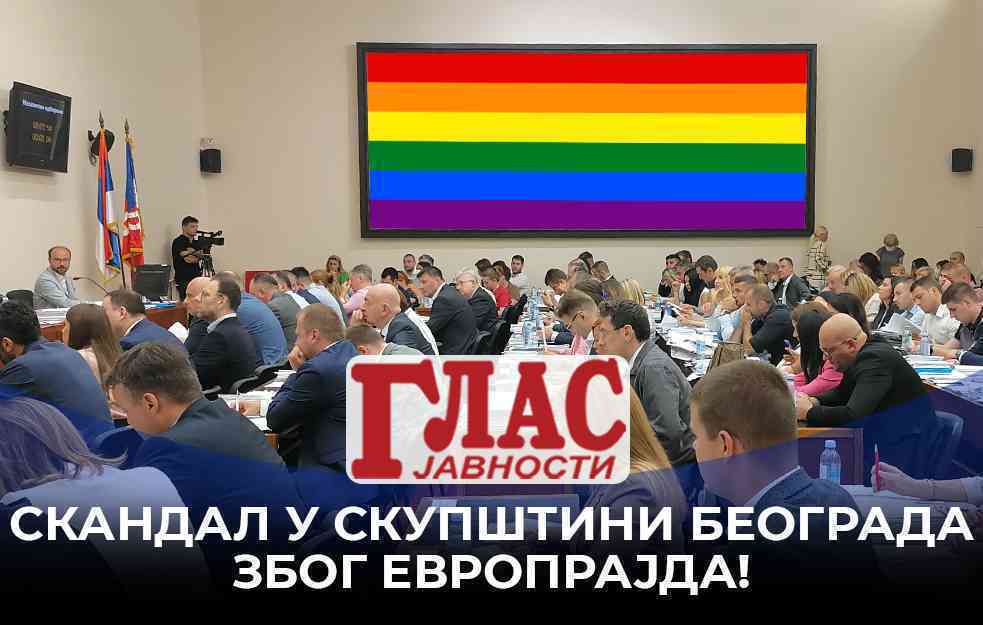 SKANDAL U SKUPŠTINI BEOGRADA ZBOG EVROPRAJDA: Beogradski gej lobisti ili narodni zastupnici?!